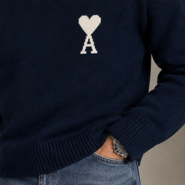 AMI pull bleu marine