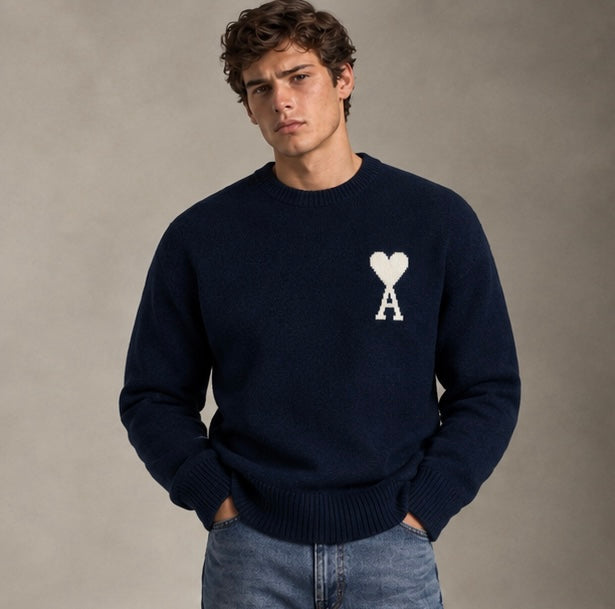 AMI pull bleu marine