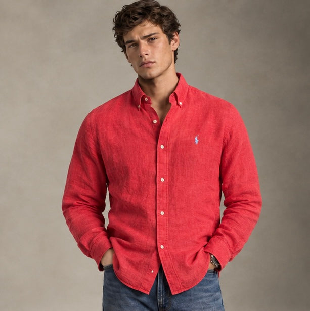 Chemise classique Ralph Lauren en lin