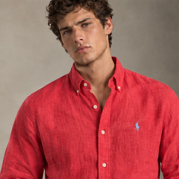 Chemise classique Ralph Lauren en lin