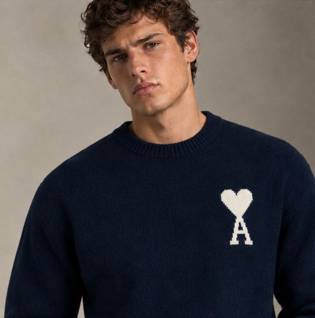 AMI pull bleu marine
